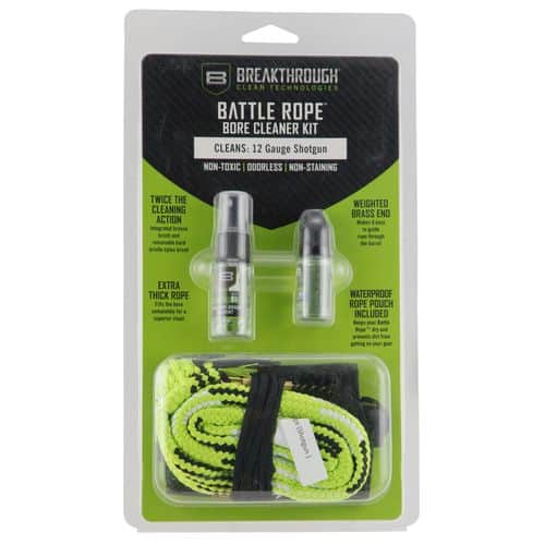 Breakthrough Clean BTBRFS12G Battle Rope Bore Cleaner Kit 12 Gauge Shotgun Breakthrough Clean BTBRFS12G Battle Rope Bore Cleaner Kit 12 Gauge Shotgun
