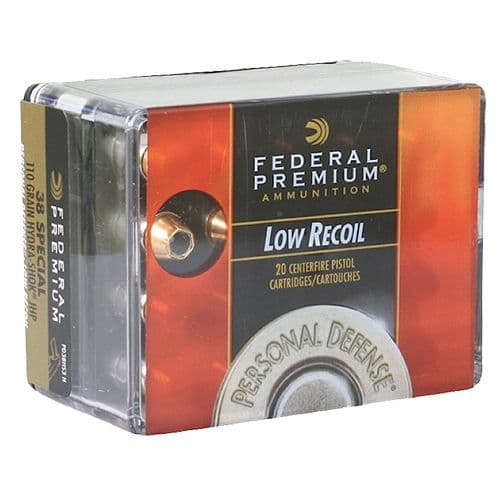 Federal PD38HS3H Premium Personal Defense Low Recoil 38 Special 110 gr Hydra-Shok Jacketed Hollow Point 20 Bx/ 10 Cs Federal PD38HS3H Premium Personal Defense Low Recoil 38 Special 110 gr Hydra-Shok Jacketed Hollow Point 20 Bx/ 10 Cs
