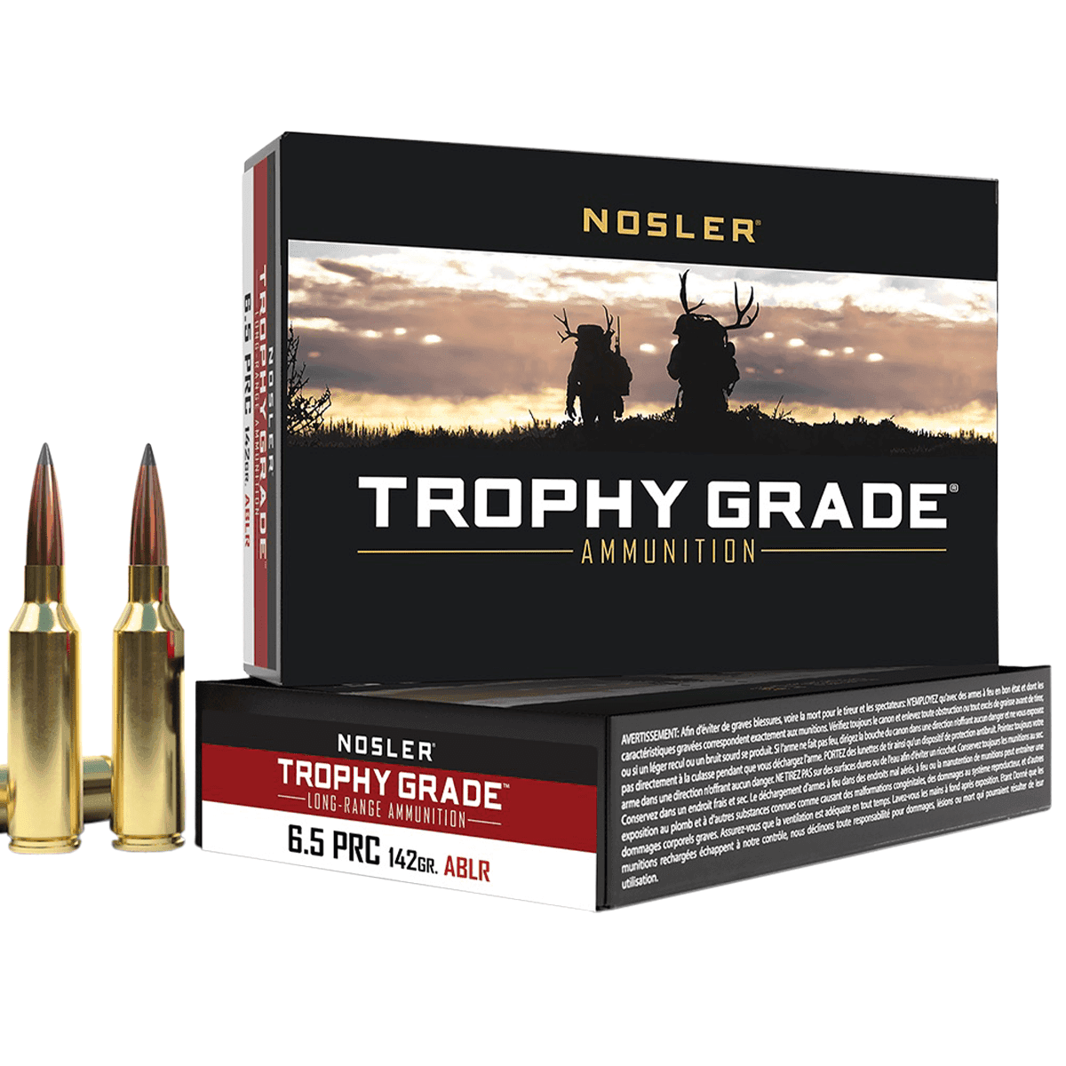 Nosler 61232 Trophy Grade Long-Range 6.5 PRC 142 gr Nosler Spitzer AccuBond Ammo Nosler 61232 Trophy Grade Long-Range 6.5 PRC 142 gr Nosler Spitzer AccuBond Ammo