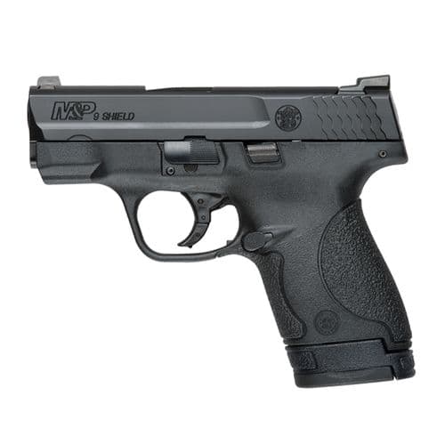 Smith & Wesson M&P9 Shield 9mm Pistol with Tritium Night Sights and No Thumb Safety Smith & Wesson M&P9 Shield 9mm Pistol with Tritium Night Sights and No Thumb Safety
