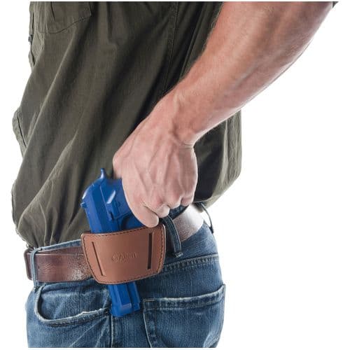 Allen 44821 Glenwood Brown Leather Belt Med/Lg Frame Auto Ambidextrous Hand Allen 44821 Glenwood Brown Leather Belt Med/Lg Frame Auto Ambidextrous Hand