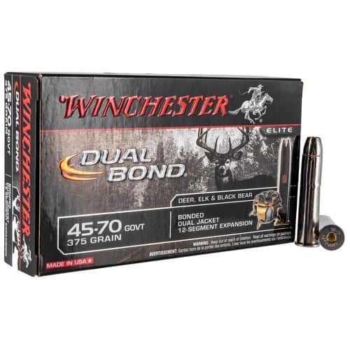 Winchester Ammo S4570DB Dual Bond 45-70 Gov 375 gr Dual Bond 20 Bx/ 10 Cs Winchester Ammo S4570DB Dual Bond 45-70 Gov 375 gr Dual Bond 20 Bx/ 10 Cs