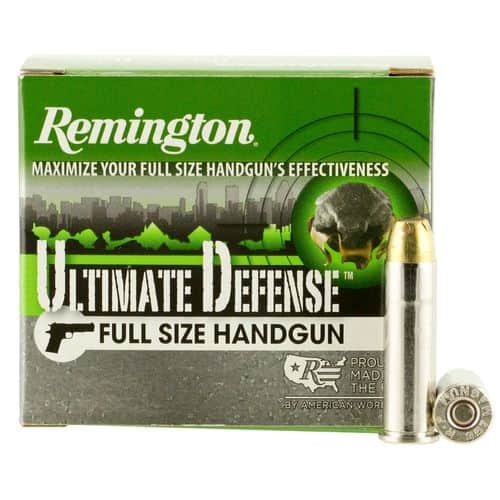 Remington Ammunition HD357MA Ultimate Defense 357 Magnum 125 GR Brass Jacket Hollow Point 20 Bx/ 25 Cs Remington Ammunition HD357MA Ultimate Defense 357 Magnum 125 GR Brass Jacket Hollow Point 20 Bx/ 25 Cs