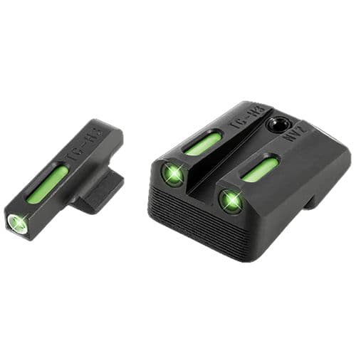 Truglo TG13NV2A Brite-Site TFX Day/Night Sights 1911 Pistol with Novak 270-450 Tritium/Fiber Optic Green w/White Outline Front Green Rear Black Truglo TG13NV2A Brite-Site TFX Day/Night Sights 1911 Pistol with Novak 270-450 Tritium/Fiber Optic Green w/White Outline Front Green Rear Black