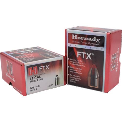 Hornady 41010 FTX Handgun 41 Caliber .410 190 GR 100 Box Hornady 41010 FTX Handgun 41 Caliber .410 190 GR 100 Box