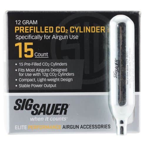 Sig Sauer Airguns AC1215 CO2 15 Pack 12 gram Sig Sauer Airguns AC1215 CO2 15 Pack 12 gram