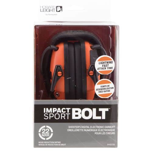 Howard Leight R02231 Impact Sport Earmuff 22 dB Orange Howard Leight R02231 Impact Sport Earmuff 22 dB Orange