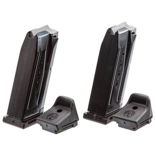Ruger 90686 Security-9 9mm Luger Ruger Compact 10rd Black Oxide Detachable 2 Pack Ruger 90686 Security-9 9mm Luger Ruger Compact 10rd Black Oxide Detachable 2 Pack