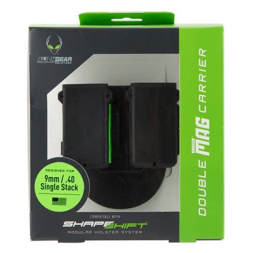 Alien Gear Holsters CMCD22R15 Cloak Double 9mm Luger Single Stack Polymer Black Alien Gear Holsters CMCD22R15 Cloak Double 9mm Luger Single Stack Polymer Black