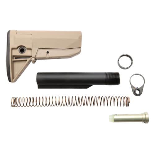 Bravo GFSKMOD0FDE BCMGunfighter AR-15 Mod 0 Stock Kit Polymer/Aluminum Flat Dark Earth Bravo GFSKMOD0FDE BCMGunfighter AR-15 Mod 0 Stock Kit Polymer/Aluminum Flat Dark Earth