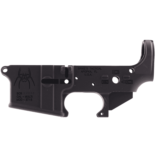 Spikes Tactical Spider Lower Receiver for AR-15 STLS019 Spikes Tactical Spider Lower Receiver for AR-15 STLS019