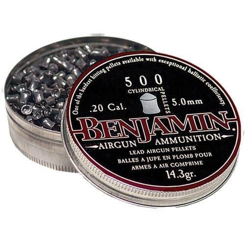Benjamin P50 Cylindrical Pellets .20 Pellet Lead Pointed Hunting Pellet 500 Benjamin P50 Cylindrical Pellets .20 Pellet Lead Pointed Hunting Pellet 500