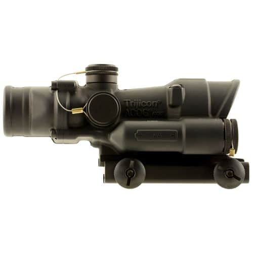 Trijicon 100432 ACOG 4x 32mm Obj 36.6 ft @ 100 yds FOV Black Matte Finish Illuminated Crosshair 300 Blk Green Trijicon 100432 ACOG 4x 32mm Obj 36.6 ft @ 100 yds FOV Black Matte Finish Illuminated Crosshair 300 Blk Green