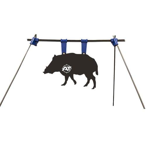ACTION TARGET INC AT-131 PT Boar Gong Kit AR500 Steel Boar Gong Black/White ACTION TARGET INC AT-131 PT Boar Gong Kit AR500 Steel Boar Gong Black/White