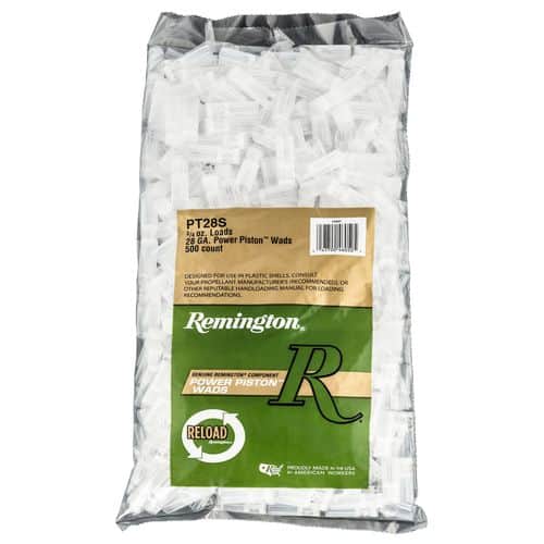 Remington Ammunition PT28S Power Piston Target 28 Gauge 3/4 oz 500 Remington Ammunition PT28S Power Piston Target 28 Gauge 3/4 oz 500