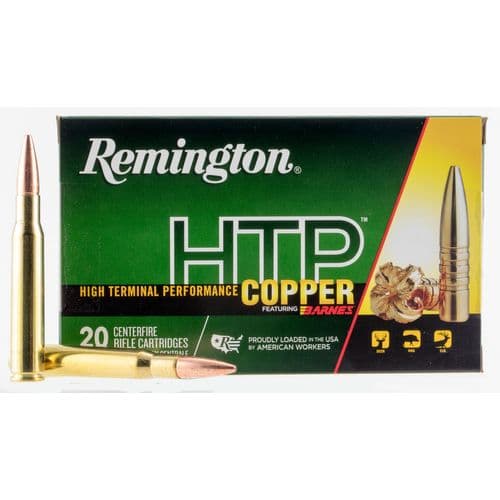 Remington Ammunition HTP3006 HTP Copper 30-06 Springfield 168 gr TSX Boat Tail 20 Bx/ 10 Cs Remington Ammunition HTP3006 HTP Copper 30-06 Springfield 168 gr TSX Boat Tail 20 Bx/ 10 Cs