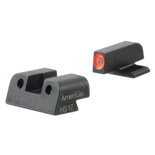 AmeriGlo SG448 Spartan Operator Night Sight Sig P320 Green Tritium w/Orange Outline Green w/Black Outline Black AmeriGlo SG448 Spartan Operator Night Sight Sig P320 Green Tritium w/Orange Outline Green w/Black Outline Black