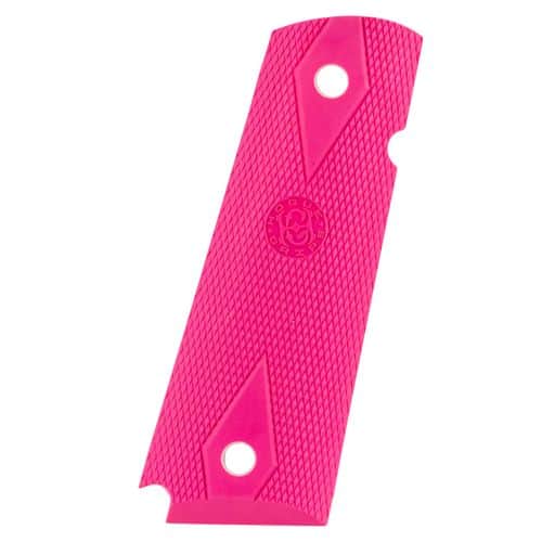 Hogue 45017 Rubber Grip Panels 1911 Government Checkered Pink Hogue 45017 Rubber Grip Panels 1911 Government Checkered Pink