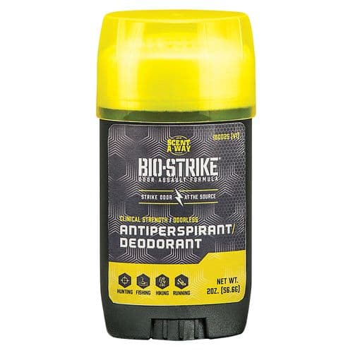 Hunters Specialties 100025 Scent-A-Way Bio-Strike AntiperspirantOdor Eliminator Odorless 2.25 oz Hunters Specialties 100025 Scent-A-Way Bio-Strike AntiperspirantOdor Eliminator Odorless 2.25 oz