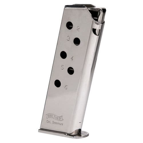 Walther Arms 2246011 PPK/S 380 ACP 7rd Nickel Detachable Walther Arms 2246011 PPK/S 380 ACP 7rd Nickel Detachable