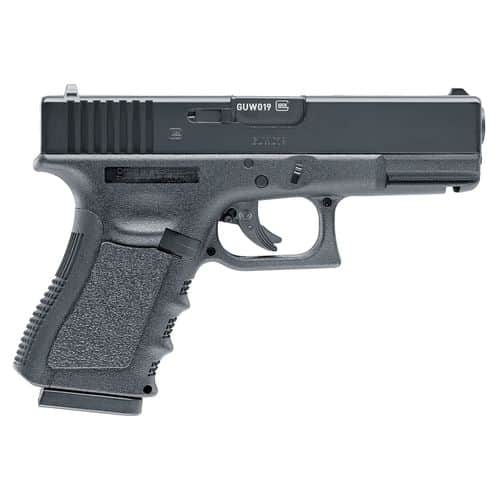 RWS 2255200 Glock 19 Gen3 CO2 Double CO2 .177 BB 16 rd Black Frame Metal Slide Slide RWS 2255200 Glock 19 Gen3 CO2 Double CO2 .177 BB 16 rd Black Frame Metal Slide Slide