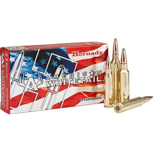 Hornady 82204 American Whitetail 300 WSM 165 gr InterLock Round Nose 20 Bx/ 10 Cs Hornady 82204 American Whitetail 300 WSM 165 gr InterLock Round Nose 20 Bx/ 10 Cs