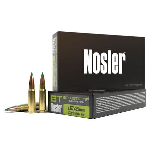 Nosler 40069 Ballistic Tip Hunting 7.62x39mm 123 gr Ballistic Tip 20 Bx/ 10 Cs Nosler 40069 Ballistic Tip Hunting 7.62x39mm 123 gr Ballistic Tip 20 Bx/ 10 Cs