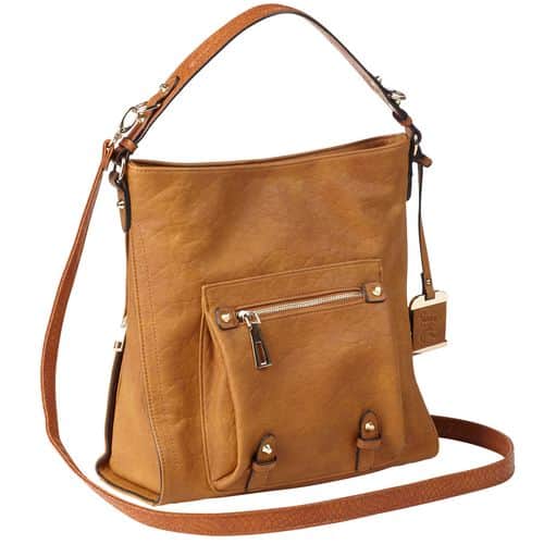 Bulldog BDP054 Hobo Style Purse Shoulder Most Small Pistols/Revolvers Leather Brown Bulldog BDP054 Hobo Style Purse Shoulder Most Small Pistols/Revolvers Leather Brown