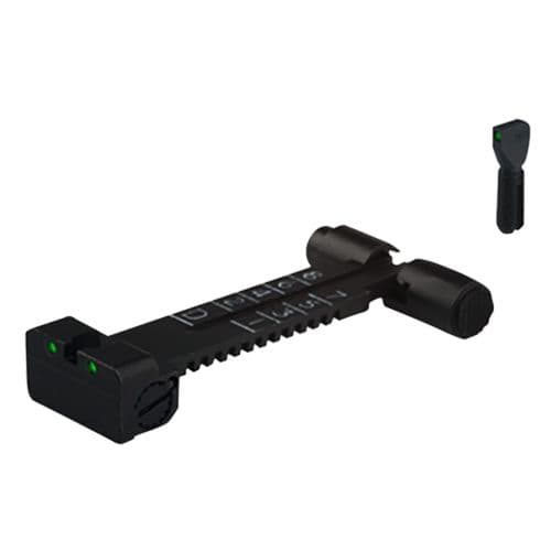 Meprolight ML33115 Tru-Dot Night Sight Set AK-47, AKM, AK-74 3 Dot Green Green Black Meprolight ML33115 Tru-Dot Night Sight Set AK-47, AKM, AK-74 3 Dot Green Green Black