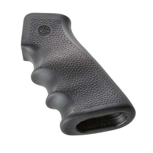 Hogue 15000 Rubber Grip with Finger Grooves AR-15 Rubber Black Hogue 15000 Rubber Grip with Finger Grooves AR-15 Rubber Black