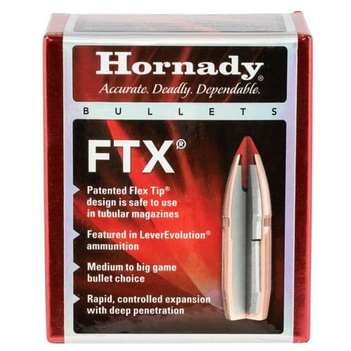 Hornady 3502 FTX 35 Cal .355 165 gr Flex Tip eXpanding 100 Hornady 3502 FTX 35 Cal .355 165 gr Flex Tip eXpanding 100