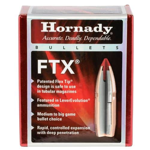 Hornady 3502 FTX 35 Cal .355 165 gr Flex Tip eXpanding 100 Hornady 3502 FTX 35 Cal .355 165 gr Flex Tip eXpanding 100