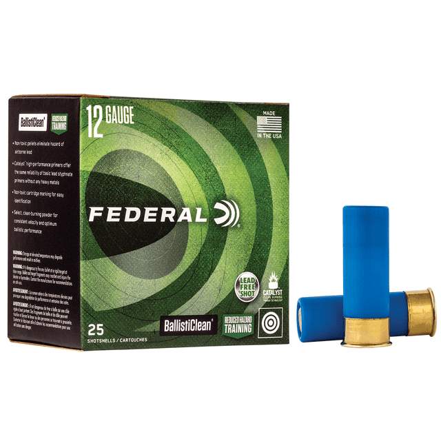 Federal BC127RS BallistiClean Law Enforcement 12 Gauge 2.75" Slug Shot 25 Per Box/ Federal BC127RS BallistiClean Law Enforcement 12 Gauge 2.75" Slug Shot 25 Per Box/