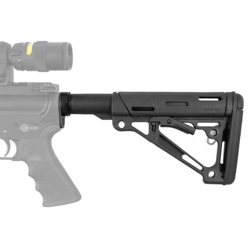 Hogue 15045 OverMolded Collapsible Buttstock AR-15 Mil-Spec Rubber Black Hogue 15045 OverMolded Collapsible Buttstock AR-15 Mil-Spec Rubber Black