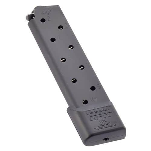 CMC Products MRPM45FS10B 1911 Railed Power Mag Full Size 45 ACP 1911 Government 10rd Black Detachable CMC Products MRPM45FS10B 1911 Railed Power Mag Full Size 45 ACP 1911 Government 10rd Black Detachable