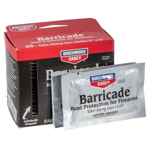 Birchwood Casey 33025 Barricade Take Along Wipes 25 Pack Birchwood Casey 33025 Barricade Take Along Wipes 25 Pack