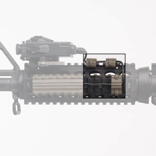 Manta Wire Clips 3-Pack - Olive Drab Manta Wire Clips 3-Pack - Olive Drab