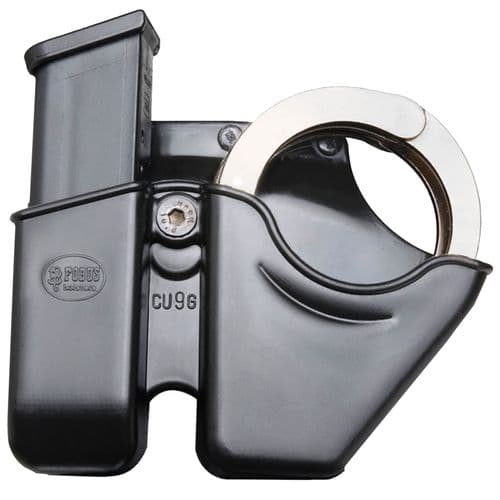 Fobus CU9GBH Handcuff/Magazine Belt Pouch Fits Glock & HK 9mm/40 Cal Plastic Black Fobus CU9GBH Handcuff/Magazine Belt Pouch Fits Glock & HK 9mm/40 Cal Plastic Black