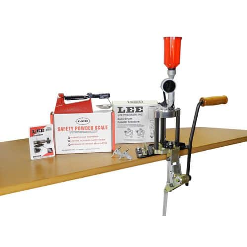 Lee 4-Hole Deluxe Turret Press Kit w/ Auto Index Cast Iron Lee 4-Hole Deluxe Turret Press Kit w/ Auto Index Cast Iron