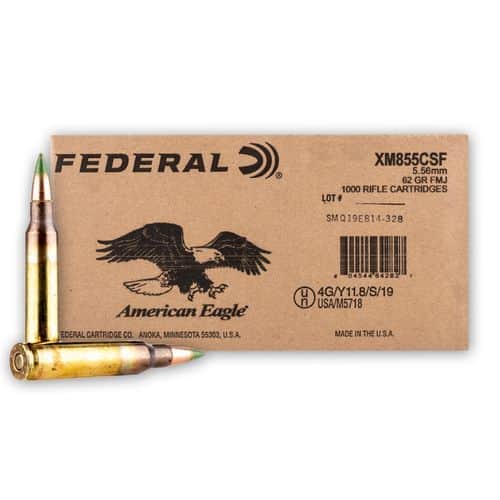 Federal 5.56mm 62gr Ball Penetrator - 1000rds Federal 5.56mm 62gr Ball Penetrator - 1000rds