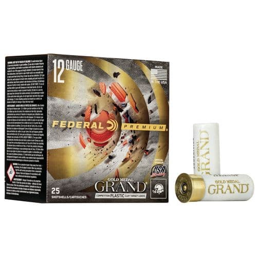 Federal Premium Gold Medal Grand Shotgun Shells - 12 Ga - 2 3/4 - 1 1/8oz Federal Premium Gold Medal Grand Shotgun Shells - 12 Ga - 2 3/4 - 1 1/8oz