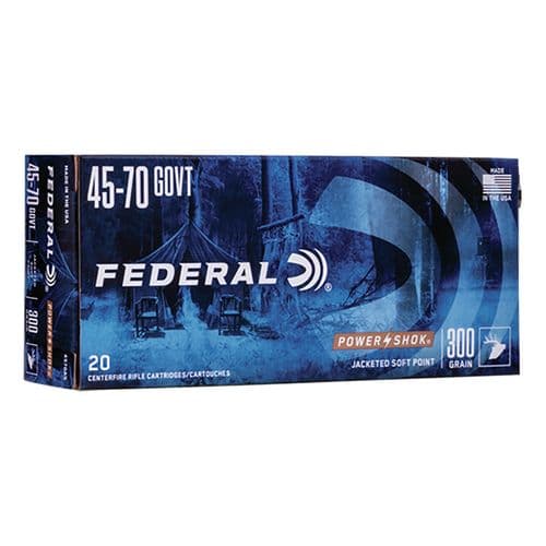Federal Power Shok Rifle 45-70 Government Federal Power Shok Rifle 45-70 Government