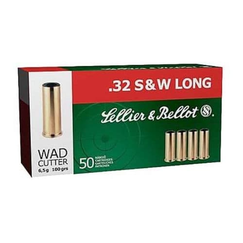 Sellier & Bellot 32 S&W Long - 100gr 50rds - WC Sellier & Bellot 32 S&W Long - 100gr 50rds - WC