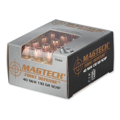 Magtech 40 S&W Defense - 130gr - SCHP Magtech 40 S&W Defense - 130gr - SCHP