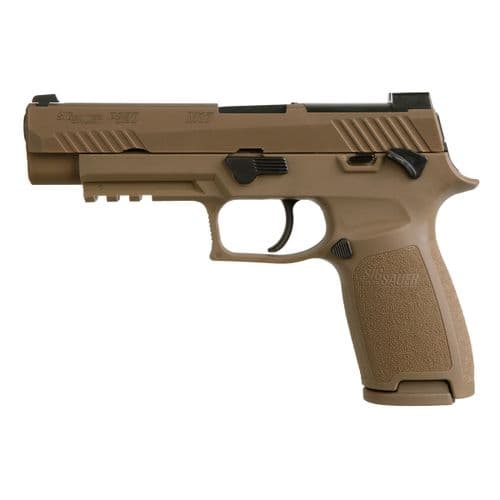 Sig Sauer P320 M17 Coyote 9mm 4.7" Coyote Brown 17rd w/Safety - One Mag Sig Sauer P320 M17 Coyote 9mm 4.7" Coyote Brown 17rd w/Safety - One Mag