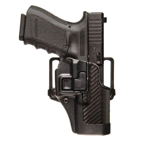 Blackhawk Serpa CQC Concealment Holster Caracal F (w/o Quick Acquisition Sight)- Carbon Fiber LH Blackhawk Serpa CQC Concealment Holster Caracal F (w/o Quick Acquisition Sight)- Carbon Fiber LH