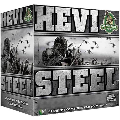 HEVI-Shot HS62003 HEVI-Steel 20 Gauge 3" 7/8 oz 3 Shot 25 Per Box HEVI-Shot HS62003 HEVI-Steel 20 Gauge 3" 7/8 oz 3 Shot 25 Per Box