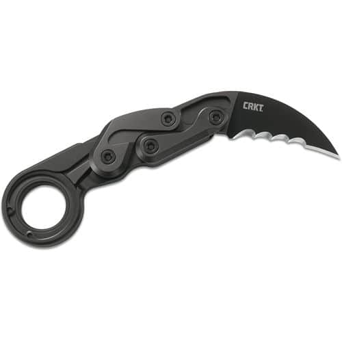 CRKT Provoke Karambit 2.4 in Black Combo Blade Aluminum CRKT Provoke Karambit 2.4 in Black Combo Blade Aluminum