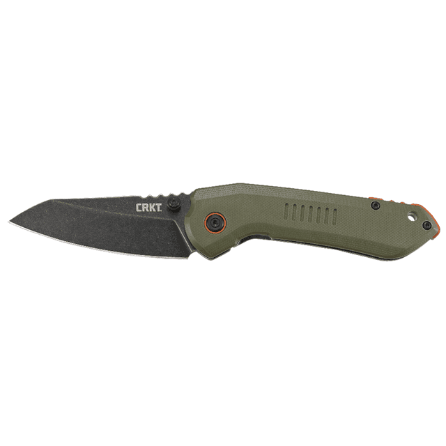 CRKT 6280 Overland 3" Folding Sheepsfoot Plain Stonewashed 8Cr13MoV Knife CRKT 6280 Overland 3" Folding Sheepsfoot Plain Stonewashed 8Cr13MoV Knife
