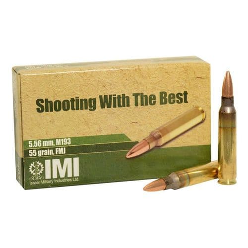 IMI 5.56 NATO 55 Grain FMJ IMI 5.56 NATO 55 Grain FMJ